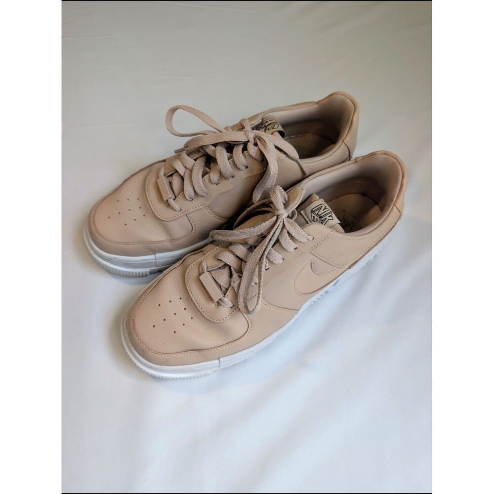 Nike Air Force 1s Pixel Particle Beige